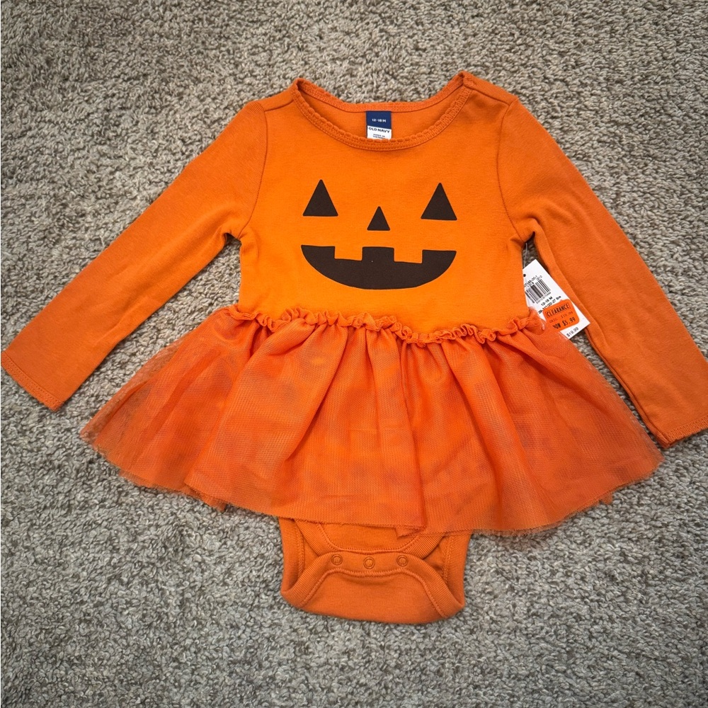 Old Navy Orange Pumpkin Dress